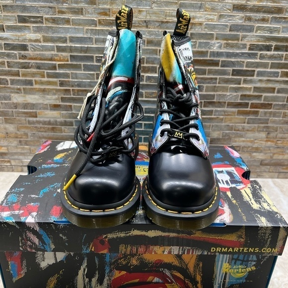 Dr. Martens 1460 Basquiat Leather Boots - Picture 5 of 13